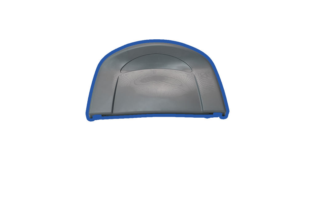 Commercial vehicle seat plastics